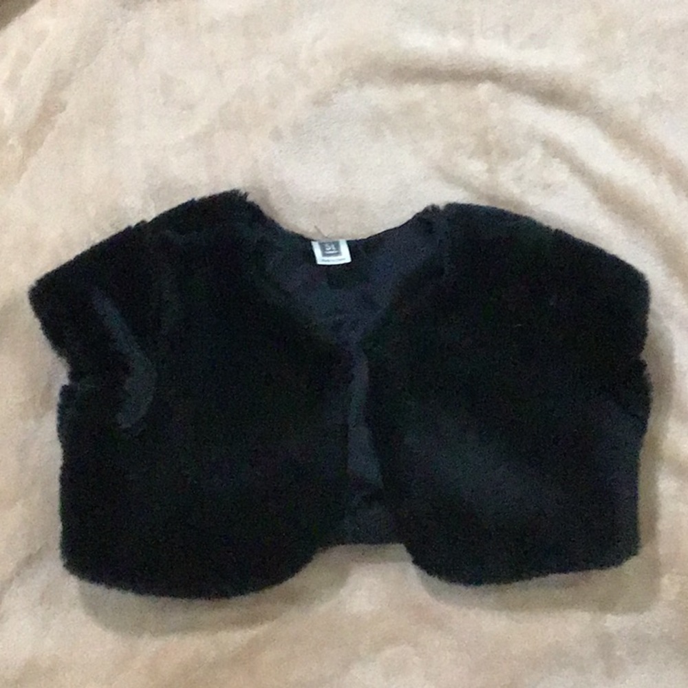 Faux fur vest